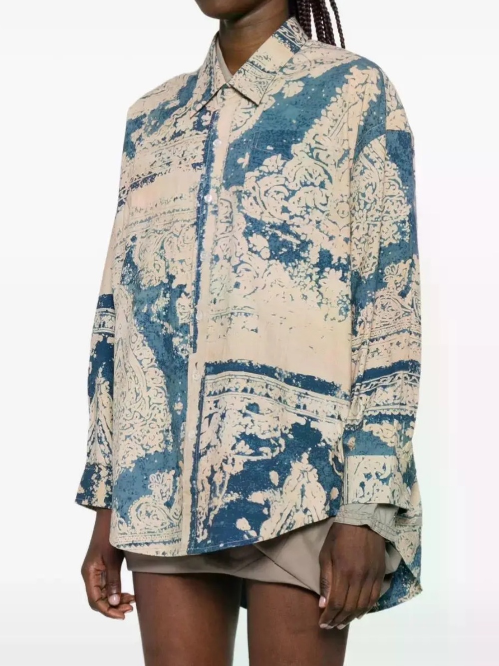 R13 Paisley-Print Shirt , S M